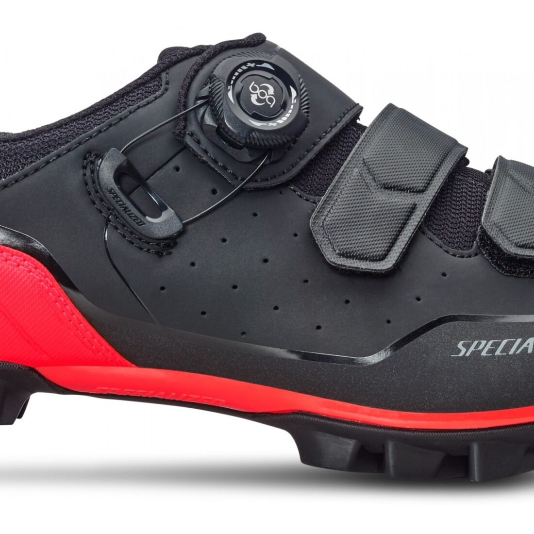COMP MTB SHOE BLK/RKTRED 44