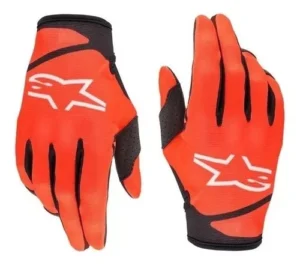 GUANTES ALPINESTARS / RADAR GLOVES ROJO VIVOS NEGROS TALLE L