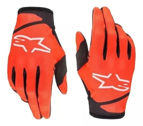 GUANTES ALPINESTARS / RADAR GLOVES ROJO VIVOS NEGROS TALLE L