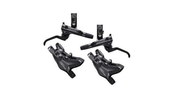 FRENO SHIMANO / DEORE SET DEL-TRAS BL-M6100 - BR-M6120 / DUCTOS / 4 PISTONES