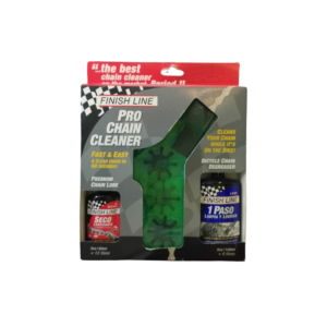 KIT LIMPIACADENA LUBRICANTE SECO+1PASO LIMPIA Y LUBRICA FINISH LINE PRO CHAIN