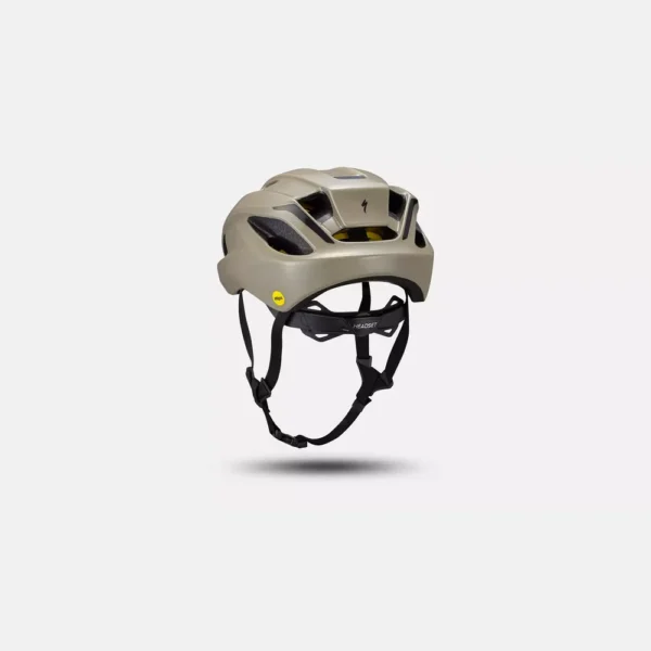 60825-100_HLMT_ALIGN-II-HLMT-MIPS-CE-TPE_REAR-3-4 Specialized Align II Taupe - Ocre - vista trasera