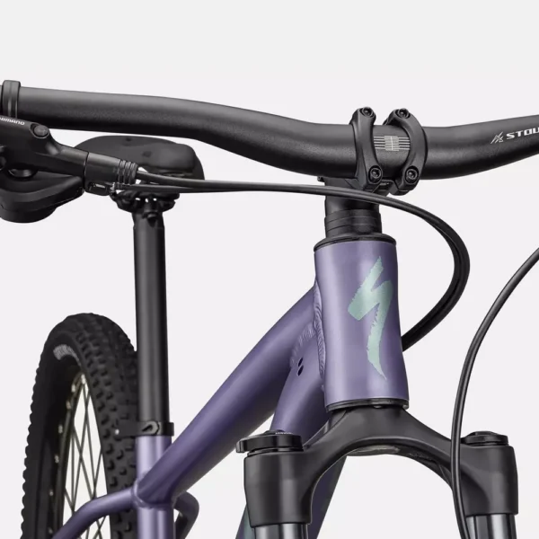 Specialized Rockhopper Comp Malva Metálico/Fiordo Metálico - detalle transmisión