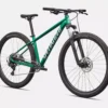 91826-67_ROCKHOPPER-SPORT-PNGRN-DSRTRS_FDSQ Specialized Rockhopper Sport Verde Pino/Rosa Desierto - vista frontal detalle